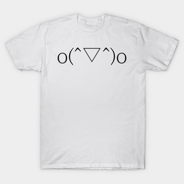 Japanese Emoticon T-Shirt by hypergrid